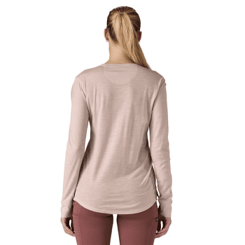 Koszulka z długim rękawem Patagonia Long-Sleeved Cap Cool Merino Blend Graphic Shirt Women Imagine Moon: Potters Red
