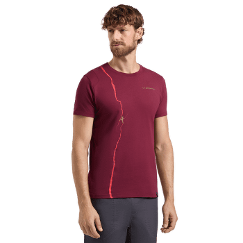 Koszulka z krótkim rękawem La Sportiva ROUTE T-SHIRT Men: Mountain Red