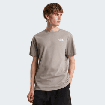 Koszulka z krótkim rękawem The North Face Evolution Box NSE Regular Short Sleeve Men Khaki Stone