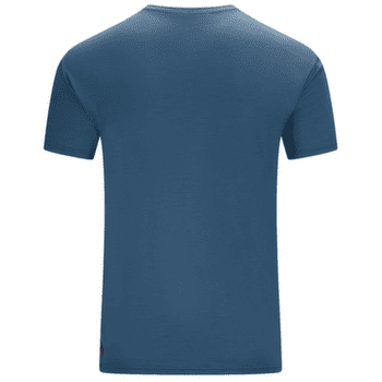 Koszulka z krótkim rękawem Aclima LightWool 140 Tee Oars Men Blue Fusion