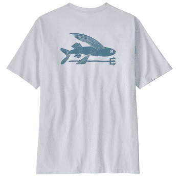 Koszulka z krótkim rękawem Patagonia Flying Fish Responsibili-Tee Men White