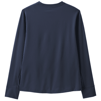 Koszulka z długim rękawem Patagonia Long-Sleeved Cap Silkweight T-Shirt Kids Boardshort Logo: New Navy