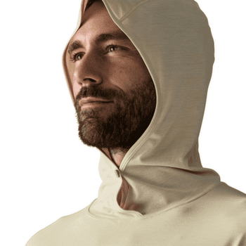 Koszulka z długim rękawem Patagonia Cap Cool Ultra Hoody Men Pumice - Dyno White X-Dye
