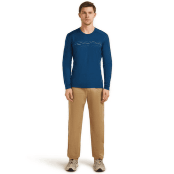 Koszulka z długim rękawem Icebreaker Merino 200 Oasis LS Crewe Icebreaker Men BLACK