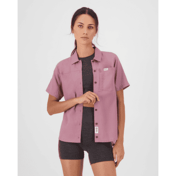 Koszulka z krótkim rękawem Mons Royale AT Merino Short Sleeve Shirt Women Sierra Pink