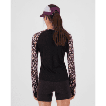 Koszulka z długim rękawem Mons Royale Bella Merino Long Sleeve Women Rock Leopard/Black