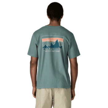 Koszulka z krótkim rękawem Patagonia ‘73 Skyline T-Shirt Men Blue Sage