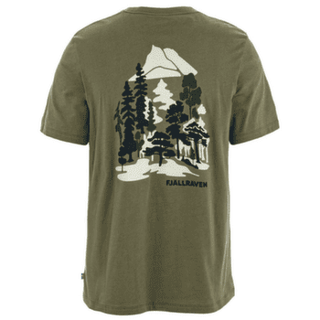 Koszulka z krótkim rękawem Fjällräven SWEDISH FOREST T-SHIRT MEN Laurel Green