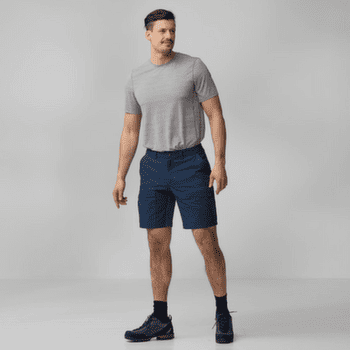 Szorty Fjällräven ABISKO HYBRID TRAIL SHORTS MEN Suede Brown