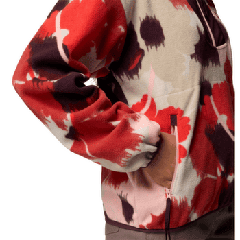 Bluza Columbia Sequoia Grove Printed Half Zip Women Washed Red, Ikatbloom 643
