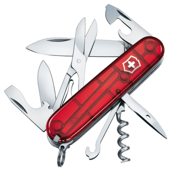 Nóż Victorinox Swiss Army knife CLIMBER, red translucent