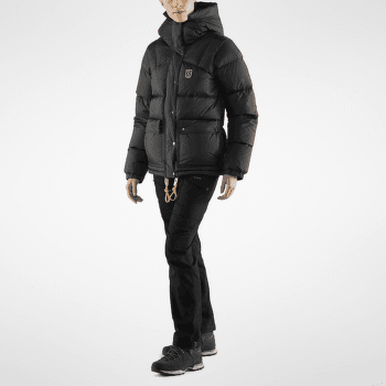 Bunda Fjällräven Expedition Down Lite Jacket Women Flame Orange-UN Blue