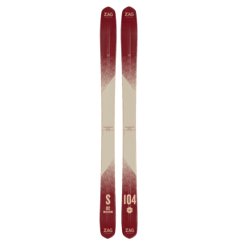 Narty Zag ZAG SKIS SLAP 104 2020-2021 BURGUNDY/BEIGE