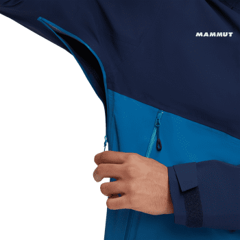 Bunda Mammut Alto Guide HS Hooded Jacket Men deep ice-marine 50554