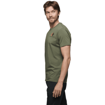 Koszulka z krótkim rękawem Black Diamond Faded SS Tee Men Dark Curry
