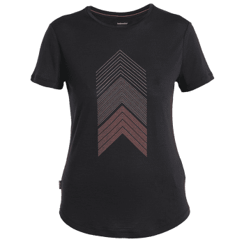 Koszulka z krótkim rękawem Icebreaker Merino 125 Cool-lite™ Sphere III SS Tee Peak Sprint Women Black