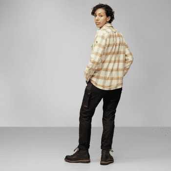 Koszula z długim rękawem Fjällräven Övik Heavy Flannel Shirt Women Fog-Chalk White