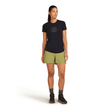 Koszulka z krótkim rękawem Icebreaker Merino Blend 125 Cool-Lite™ Sphere SS Tee Fusion Women BLACK