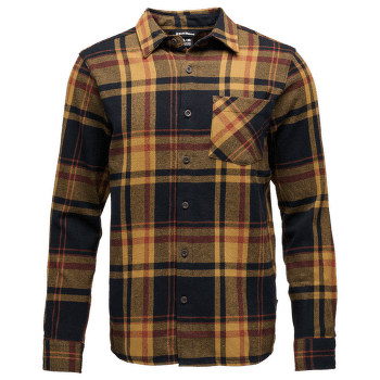 Koszula z długim rękawem Black Diamond Project Flannel Men Black-Flax Plaid