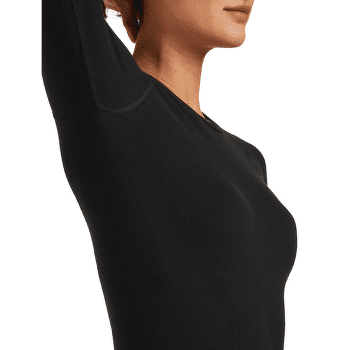 Koszulka z długim rękawem Icebreaker Merino 260 ZoneKnit™ Seamless LS Crewe Women BLACK