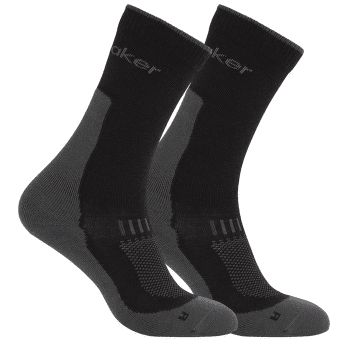 Skarpety Icebreaker Merino Hike+ Liner Crew Men - 2 pack BLACK/OBSIDIAN