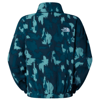 Bluza The North Face MOUNTAIN ATHLETICS FLEECE 1/4 ZIP-PRIN Women DQD DEEP CYPRESS PAINTED MOUNTAINS PRINT