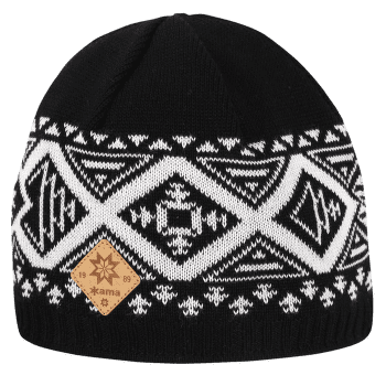 Czapki Kama KNITTED MERINO BEANIE KAMA A176 black 110