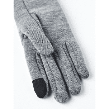 Rękawice Hestra Gravita Merino Liner - 5 finger Grey
