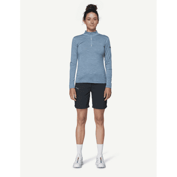 Koszulka z długim rękawem Devold Breeze Half Zip Neck Women 317A CAMEO MELANGE