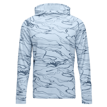 Triko s dlouhým rukávem Black Diamond LS Alpenglow Hoody Men Relief-Fog Blue-Midnight Blue