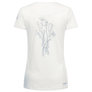 Koszulka z krótkim rękawem La Sportiva CLIMB FLOWER T-SHIRT Women Chalk/Limestone