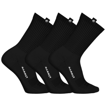 Skarpety Mammut Everyday Crew Socks 3 Pack black 0001