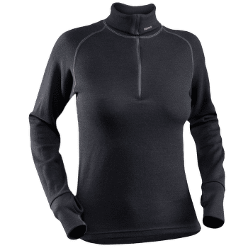 Koszulka z długim rękawem Devold Expedition Zip Neck Woman 950 BLACK