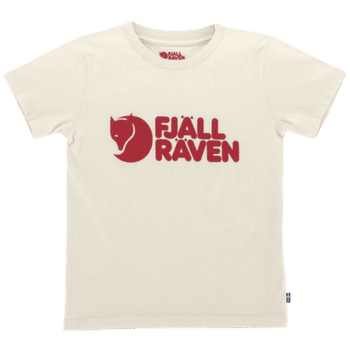 Koszulka z krótkim rękawem Fjällräven Fjällräven Logo T-shirt Kids Chalk White