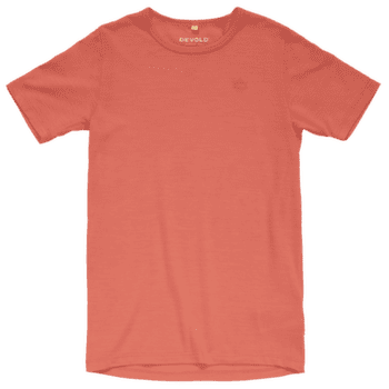 Koszulka z krótkim rękawem Devold Active Tee Junior 195A CAYENNE