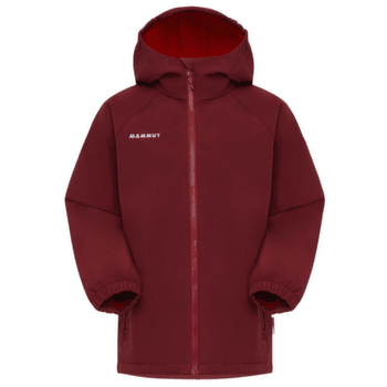 Bunda Mammut ULTIMATE COMFORT SO HOODED JACKET KIDS 3818 dark mammut red