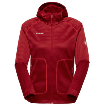Bunda Mammut CRAG ML HOODED JACKET WOMEN 3818 dark mammut red