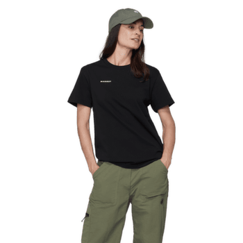 Koszulka z krótkim rękawem Mammut MAMMUT BASE T-SHIRT WOMEN MINI LOGO black 0001