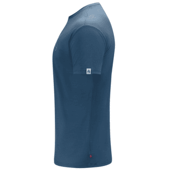 Koszulka z krótkim rękawem Aclima LightWool 140 Tee Oars Men Blue Fusion