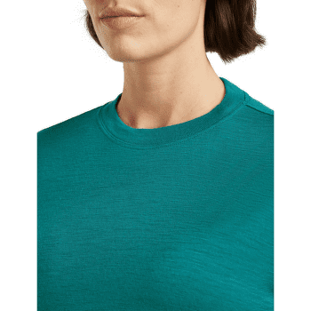 Koszulka z krótkim rękawem Icebreaker Merino 150 Tech Lite SS Crop Tee Women TIDAL TEAL