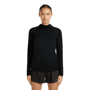 Koszulka z długim rękawem Icebreaker MerinoFine 150 Ace LS Hoodie Women BLACK