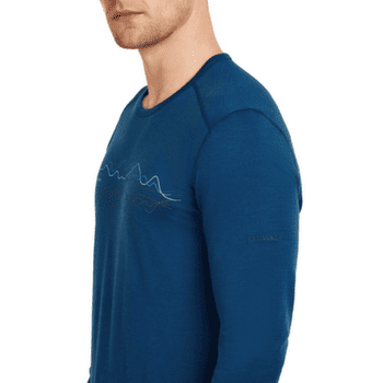 Koszulka z długim rękawem Icebreaker Merino 200 Oasis LS Crewe Icebreaker Men BLACK