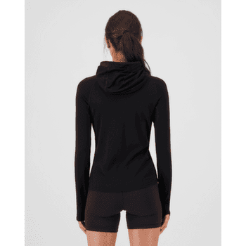 Koszulka z długim rękawem Mons Royale Bella Merino Long Sleeve Hood Women Black