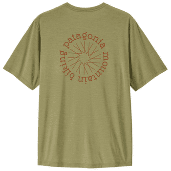Koszulka z krótkim rękawem Patagonia Cap Cool Daily Shirt - Spoke Stencil Men Gumtree Green - Light Gumtree Green X-Dye