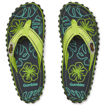 Klapki Gumbies Gumbies Lime Hibiscus Lime Hibiscus