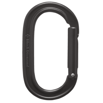 Karabinek wspinaczkowy Black Diamond OVAL Black