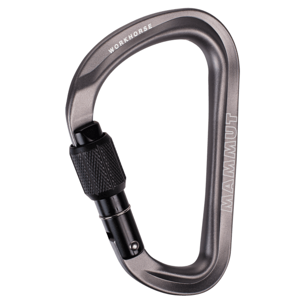 Karabinek wspinaczkowy Mammut Workhorse HMS Screwgate grey 1502
