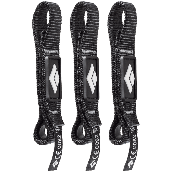 Pętla wspinaczkowa do ekspresów Black Diamond DIAMOND DOGBONE 12 cm 3-PACK