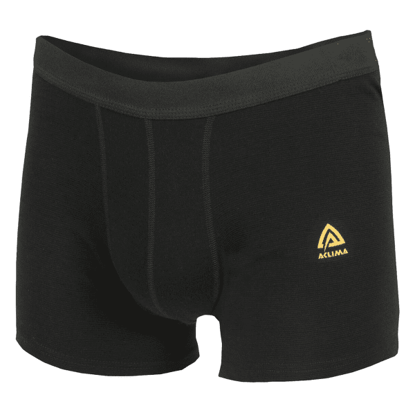 Bokserki Aclima WarmWool Boxer Shorts Men Jet Black