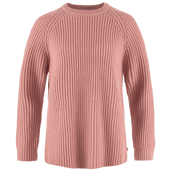Sweter Fjällräven Övik Rib Sweater Women Dusty Rose